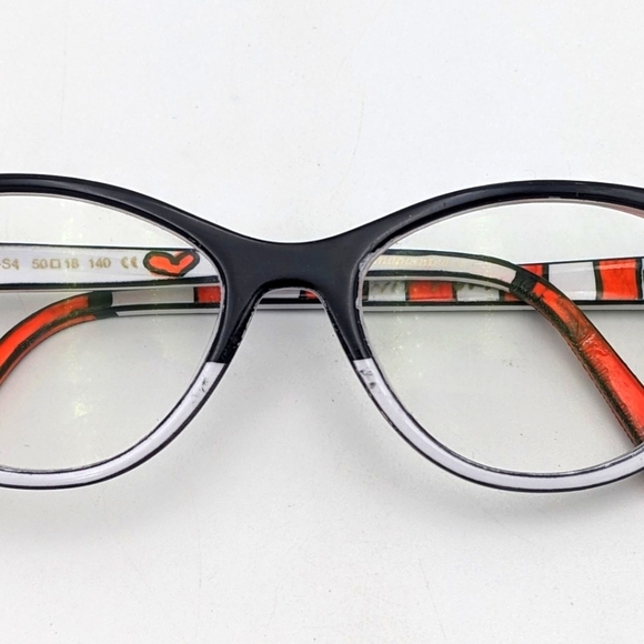 💔 RONIT FURST grc7q-s4 Size: 50/18/140 Hand Painted Eyeglasses *Unique Temple*❤ - Picture 7 of 17